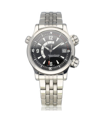 Jaeger-LeCoultre Master Compressor Memovox 41,5 - 2003 box + papers | steel black