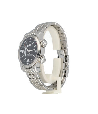 Jaeger-LeCoultre Master Compressor Memovox 41,5 - 2003 box + papers | steel black