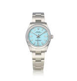 Rolex Oyster Perpetual 31 2024 box + papers | steel domed tiffany - turquoise - white tag