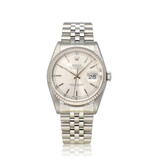 Rolex Datejust 36 NEW ROLEX SERVICE -  2003 B+P | steel - white gold silver Jubilee