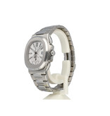 Patek Philippe Nautilus  41 Chronograph steel white + PP Extract from the Archives