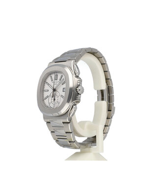Patek Philippe Nautilus  41 Chronograph steel white + PP Extract from the Archives