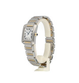 Cartier Tank Française LM 2008 box + papers | steel yellow gold - silver large LM