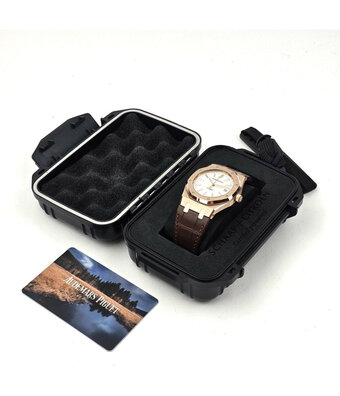 Audemars Piguet Royal Oak  39 NEW AP SERVICE + AP EXTRACT | rose gold white automatic