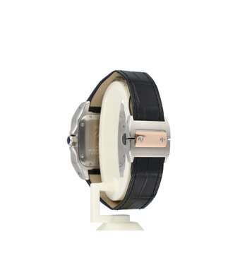 Cartier Santos de Cartier 100  NEW CARTIER STRAP - 2013 B+P | ref. W20107X7 | steel rose gold