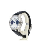 IWC Portugieser Automatic 42 2022 B+P | steel white blue alligator leather