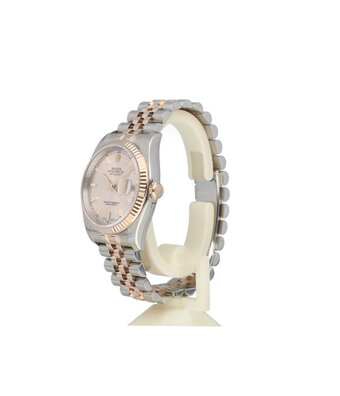 Rolex Datejust 36 2016 box + papers | steel - rose gold pink Jubilee