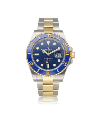 Rolex Submariner Date 41 2023 box + papers | steel - gold blue - bluesy sunburst Oyster