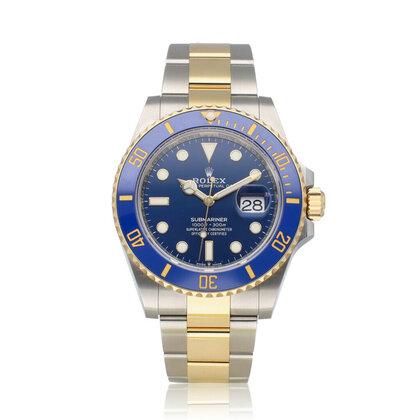 Submariner Date 41 2023 box + papers | steel - gold blue - bluesy sunburst Oyster