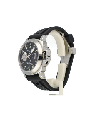 Panerai Luminor GMT Automatic 44 2005 box + papers | steel black rubber