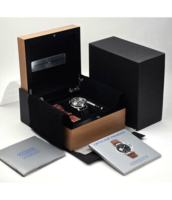 Panerai Luminor GMT Automatic 44 2005 box + papers | steel black rubber