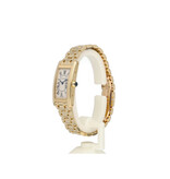 Cartier Tank Américaine SM 2002 box + papers | yellow gold silver roman