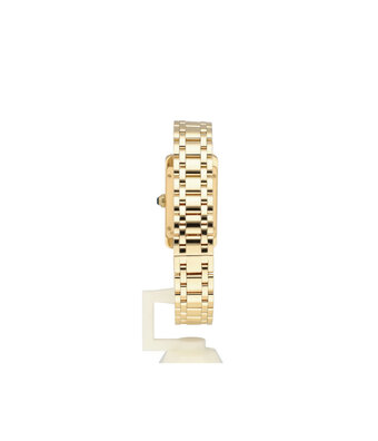 Cartier Tank Américaine SM 2002 box + papers | yellow gold silver roman