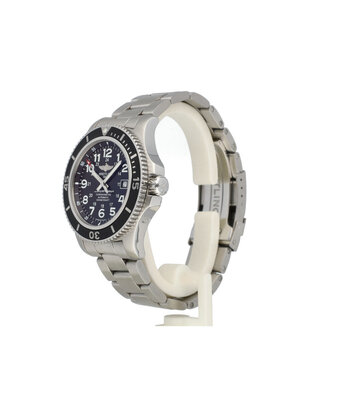 Breitling Superocean  44 NEW BREITLING SERVICE - 2017 B+P | steel black