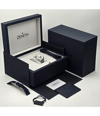 Zenith El Primero Chronomaster Open 40 2022 box + papers | steel silver