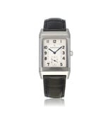 Jaeger-LeCoultre Reverso Grand taille 26 NEW JLC STRAP | steel silver alligator leather