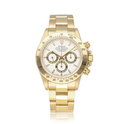 Daytona  40 1997 box + papers | S-serial Zenith yellow gold white Oyster