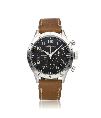 Breguet Type XX Chronograph 42 2024 box + papers | steel black