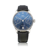 IWC Portugieser Automatic 42 NEW IWC STRAP - 2020 B+P | steel blues