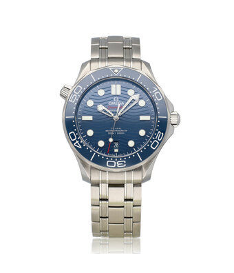 Omega Seamaster Diver 300M Co-Axial Master Chronometer 42 OPEN DATE - box + papers | steel blue