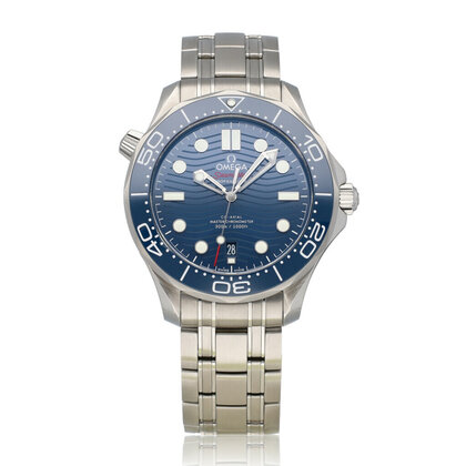 Seamaster Diver 300M Co-Axial Master Chronometer 42 OPEN DATE - box + papers | steel blue