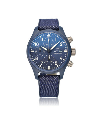 IWC 2023 box + papers | chrono blue ceramic Chronograph Top Gun Oceana 42