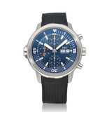 IWC Aquatimer Chronograph Edition Expedition Jacques Cousteau 44 2019 + papers | steel blue ru