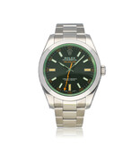 Rolex Milgauss 40 NEW ROLEX SERVICE - 2008 B+P | steel black orange - green - GV Oyster