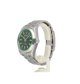 Rolex Milgauss 40 NEW ROLEX SERVICE - 2008 B+P | steel black orange - green - GV Oyster