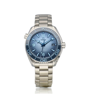 Omega Seamaster Planet Ocean 600M 40 2024 box + papers | steel summer blue