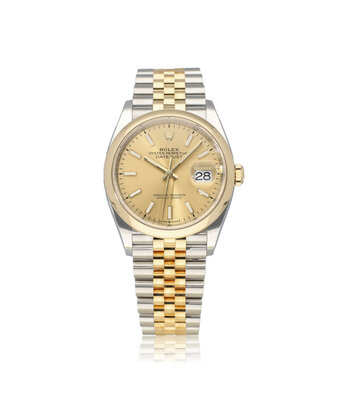 Rolex Datejust 36 2023 box + papers | steel - gold champagne Jubilee