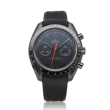 Speedmaster Dark Side Of The Moon Speedmaster 44 2025 B+P | ceramic - black - rubber