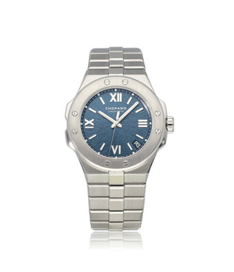 Chopard Alpine Eagle Large 41 2022 box + papers |  steel blue