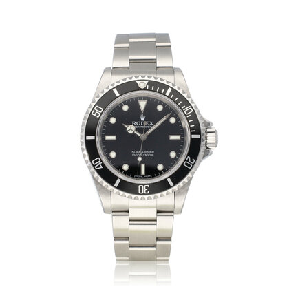 Submariner No Date 40 2005 F-serial | 4 -liner - RRR - rehaut steel black Oyster