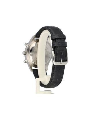 IWC Pilot's Watch Chronograph Automatic 42 steel fliegeruhr black 2006 B+P | NEW IWC STRAP