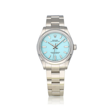 Oyster Perpetual 31 2025 box + papers | steel Tiffany - turquoise - white tag