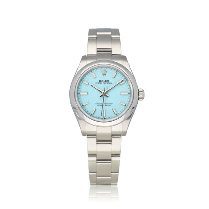 Oyster Perpetual 31 2024 box + papers | steel domed tiffany - turquoise - white tag