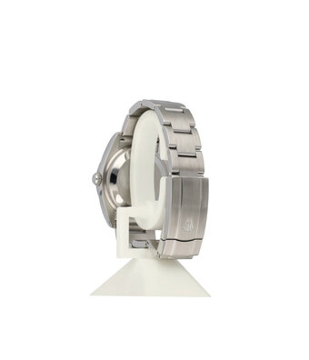 Rolex Oyster Perpetual 34 2017 + papers | red grape steel Oyster