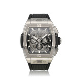Hublot Spirit of Big Bang Titanium Ceramic 42 2023 box + papers | titanium black skeleton