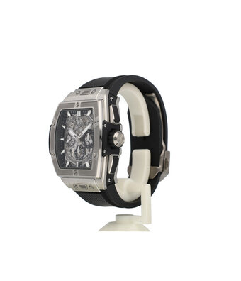 Hublot Spirit of Big Bang Titanium Ceramic 42 2023 box + papers | titanium black skeleton