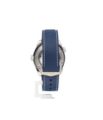 Omega Seamaster Planet Ocean 600M Co-Axial Chronometer 46 titanium blue rubber 2013 box + papers
