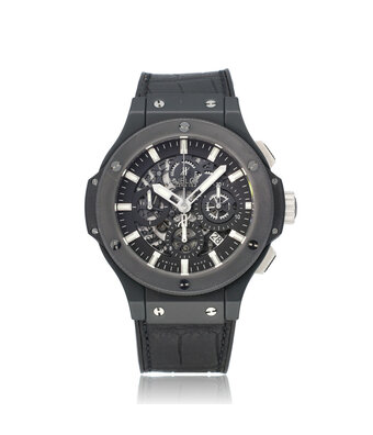 Hublot Big Bang Aero Bang Chronograph Black Magic  Ceramic skeleton