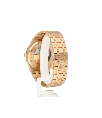 Audemars Piguet Royal Oak  41 2016 box + papers | rose gold blue