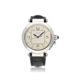 Cartier Pasha de Cartier  42 NEW CARTIER SERVICE -  2007 B+P | steel auto XL | ref. W3102755