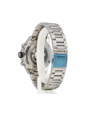 TAG Heuer Carrera Calibre Heuer 02 Chronograph GMT 45 steel skeleton black/blue bezel 2026 B+P