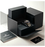 TAG Heuer Carrera Calibre Heuer 02 Chronograph GMT 45 steel skeleton black/blue bezel 2026 B+P