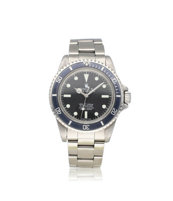 Rolex Submariner No Date 40 matte - feet first 1970 box + papers | ROLEX SERVICED