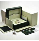 Rolex Pearlmaster 34 NEW ROLEX SERVICE - 2011 B+P | gold rare goldust dream MOP diamond dial