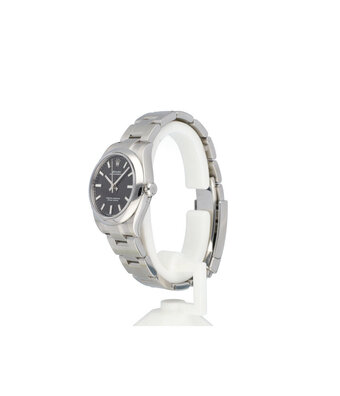 Rolex Oyster Perpetual 31 2021 box + papers | steel black domed Oyster