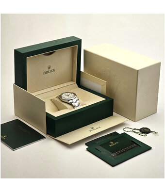 Rolex Datejust 41 steel white index Oyster 2024 box + papers